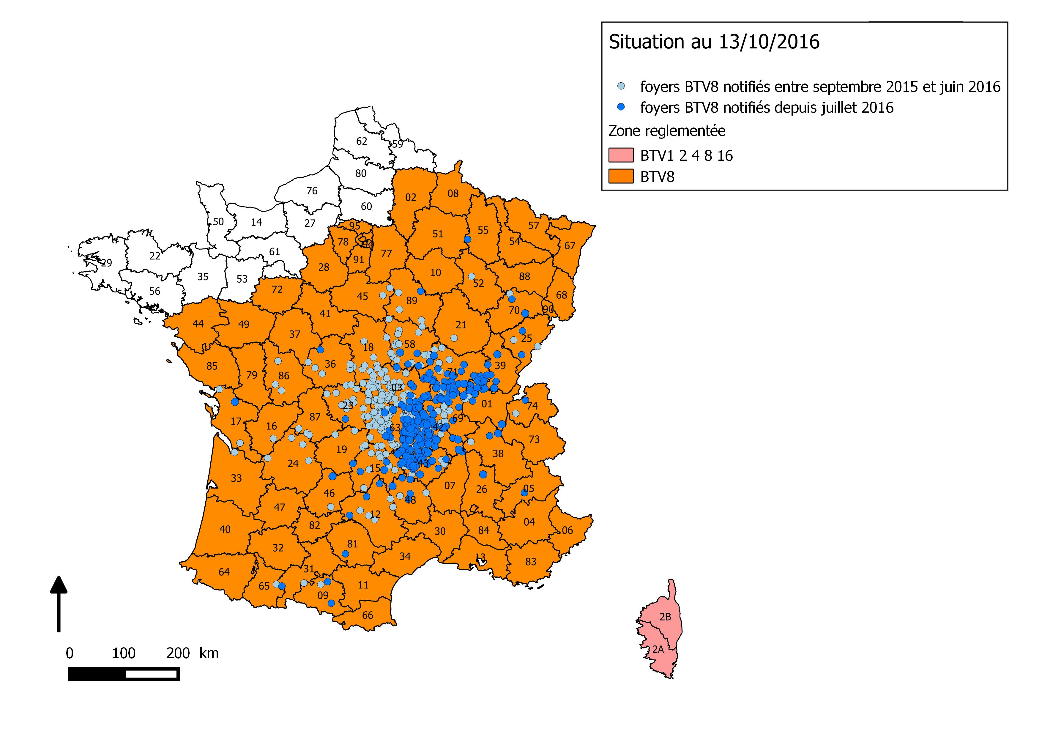 Carte foyers FCO octobre2016