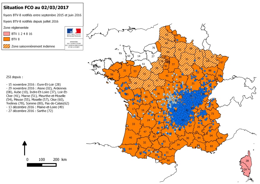 Situation FCO au 02 mars 2017